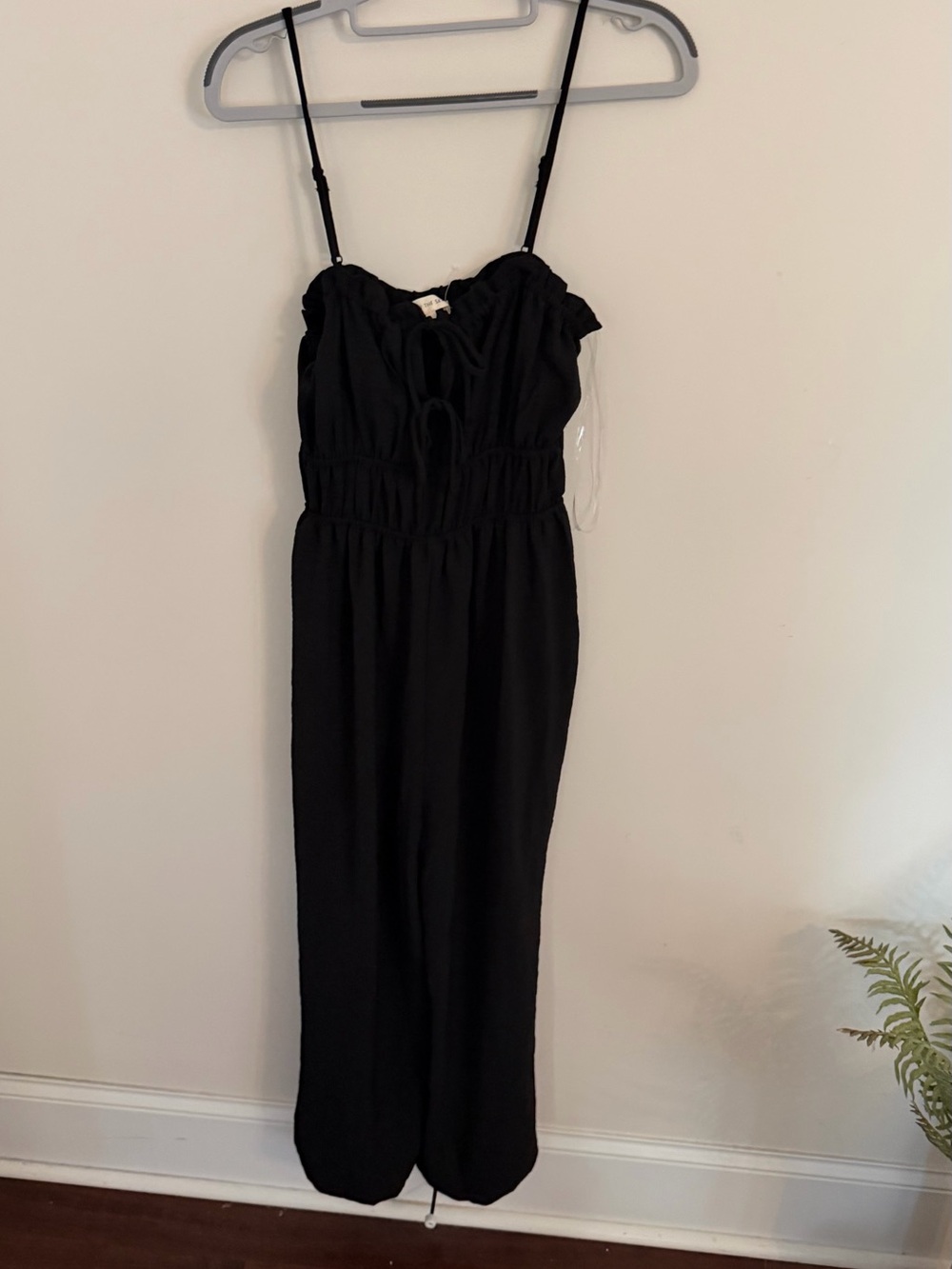 Pie in the Sky Black Ruffle Top